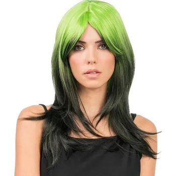 Paruka Chaks - Paruka s ofinou, 48 cm dlouhá, dvoubarevné vlasy, dlouhá paruka pro ženy, cosplay,