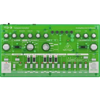 Klávesový nástroj Behringer TD-3 Syntetizátor Transparent Green (Jako nové)