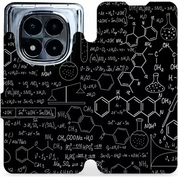 Flipové pouzdro Mobiwear - Xiaomi Redmi Note 14 Pro 5G - V060P Vzorečky (Knížkové flip pouzdro, obal, kryt na mobil Xiaomi Redmi Note 14 Pro 5G - V060P Vzorečky, materiál Umělá kůže + TPU - ochrana 360°, stojánek, silikonová vanička, magnetické zavírání)