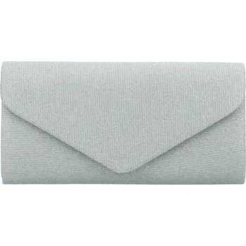 Kabelka Elegantní dámské psaníčko Moon Akima, stříbrné