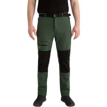 Pánské softshellové zimní kalhoty - Höhenhorn Trekmaster Barva: Zelená, Velikost: XL