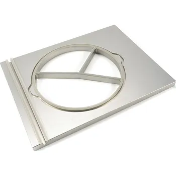 Maxima Perleťový kulatý podnos Ø 250 mm - velký - 3 přihrádky