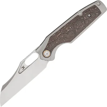 kapesní nůž Kansept Tuckamore Satin CPM 20CV Titan + Měděné uhlíkové vlákno K1052A2