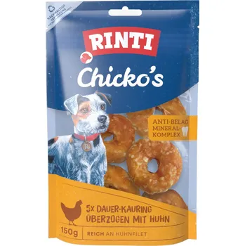 Krmivo pro psa 20x30g RINTI Chicko žvýkací kroužky malé