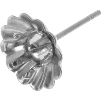 Materiál na výrobu šperku Puzeta s krapnou a kaplíkem z oceli 304, 4mm (2 ks)