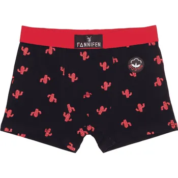 VESELÉ BOXERKY KAKTUSY PRO CHLAPCE NOVINKA Barva: Červená, Velikost: 158/164