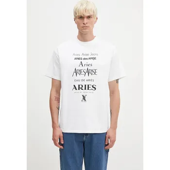 Pánská móda Bavlněné tričko Aries Perfume SS Tee AR6000502 bílá 00X, vel. L