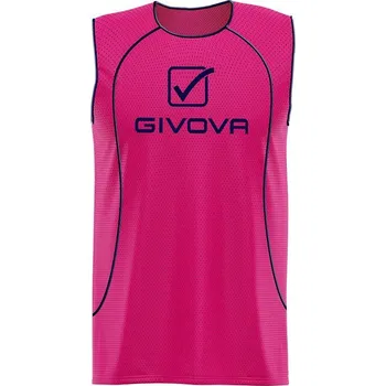 Opasek GIVOVA Givova Casacca Fluo Sponsor "Big Logo" – Dětské L/XL L ČERVENÁ