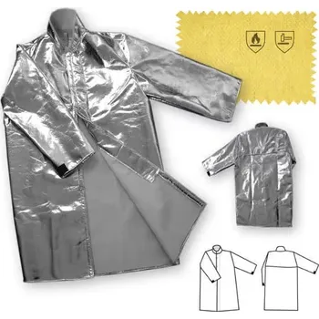 Svářečka Ohnivzdorný plášť dlouhý 130 cm HR4 velikost XXL (60–62)