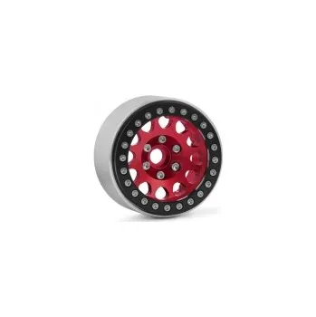 RC vybavení 1,9'' hliníkové beadlock disky pro 1:10 crawler/expedice červené (2 ks)