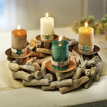 Vánoce Weltbild Adventní věnec z naplaveného dřeva 479244