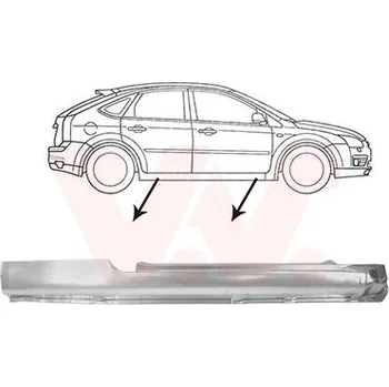 Prah karosérie Nástupní panel VAN WEZEL 1863102