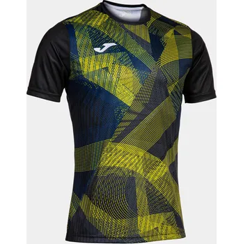 Pánská móda JOMA Joma Team pánské tričko krátký rukáv černá/žlutá 2XL ČERNÁ|ŽLUTÁ