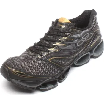 Pánská obuv OLYMPIKUS Sportovní boty Olympikus Victory Černá-Zlatá Velikost 40 ČERNÁ|ŠEDÁ|ŽLUTÁ