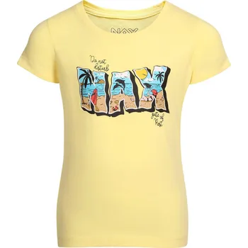 Dívčí tričko NAAK Dětské Tričko Nax Lendo 104-110 z Měkké Bavlny s Živým Potiskem VÍCEBAREVNÁ