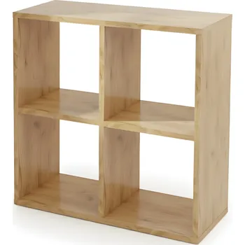Knihovna OTEVŘENÝ REGÁL 2x2 KALAX KOSTKA IKEA CRAFT ZLATÝ