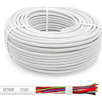 elektrický kabel Telekomunikační kabel Kulatý YTKSY Zamel 8 x 0,5