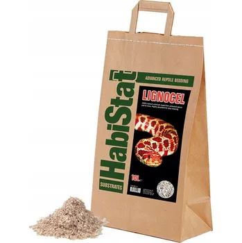 Podestýlka pro terarijní zvíře Substrát HabiStat Lignocel 10 l