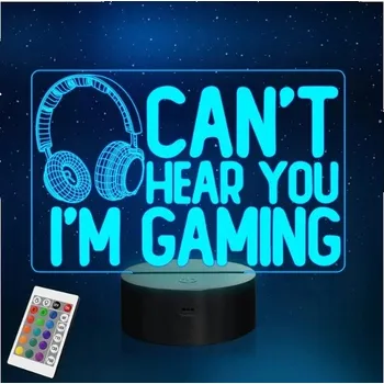 Lampička LED noční /stolní lampa pro hráče, herní USB Dárek