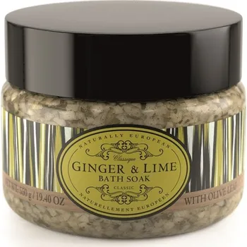 Koupelová sůl Somerset Toiletry Koupelová sůl - Zázvor a Limetka + Olivové listy, 550g