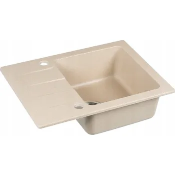 Granitový dřez Jednokomorový granitový dřez Moderno Bari béžový