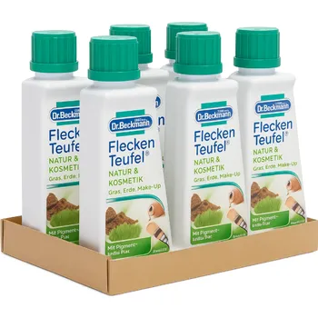 Mýdlo na praní Dr. Beckmann ďáblík na odstraňování skvrn od zeleně a kosmetiky 6x50 ml-VÝHODNÉ BALENÍ