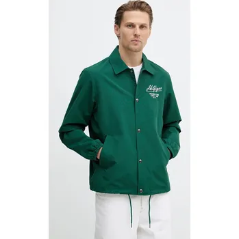 Pánská větrovka Bunda Tommy Hilfiger MW0MW41871 zelená 77X, vel. M
