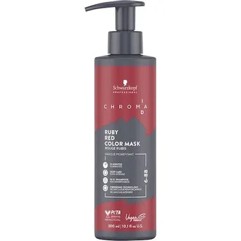 Barva na vlasy Schwarzkopf-Professional Barvy-na-vlasy Chroma-IDLepicí barevná maska 6-88 Ruby Red 300 ml (1&nbsp;867,00 Kč / 1 l)