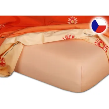 Dětské jersey prostěradlo 70x160 EXCLUSIVE meruňkové