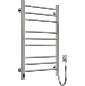 Radiátor Elektrický koupelnový radiátor Navin 307 W 500 x 800 mm stříbrný