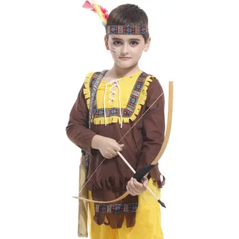 Karnevalový kostým Kostým karneval indián vel. M 110-120 cm