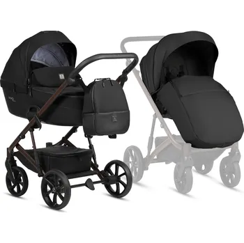 Dětské zboží Kočárek Tutis VIVA6+ ESSENTIAL 2v1 Caviar 070