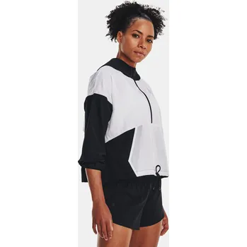 Dámská casual bunda Dámská bunda Under Armour Woven Graphic Jacket 1377550-001 Černá SM