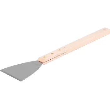 Zednická lžíce Strend Pro 2161410 Stěrka Strend Pro, 10/35 cm, ocelová, s dlouhou dřevěnou rukojetí