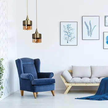 Osvětlení ASIR Lustr SAHRA 2 zlatá