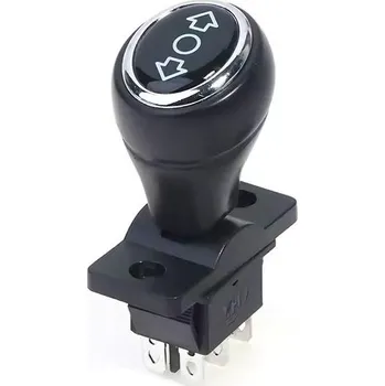 Vývojová deska Přepínač - ovládací páka vpřed/stůj/vzad - 3 polohy, 2x přepínací kontakt s aretací, 250VAC, 16A