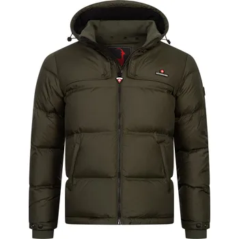 HÖHENHORN Pánská péřová zimní bunda HOHENHORN Bristen Barva: Zelená, Velikost: L