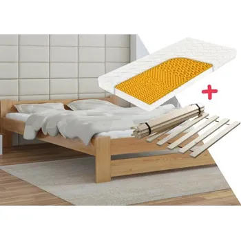 Postel Postel NIKA 120 x 200 cm + sendvičová matrace + rošt