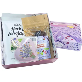 Levandulová sada s horkou čokoládou pro opravdové labužníky