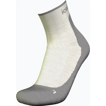 Dámské ponožky Dámské trekingové ponožky icebreaker Merino Hike+ Light Mini ecru hthr/alloy