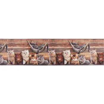 ubrus Die moderne Hausfrau Běhoun do kuchyně Kočky, protiskluzový, 200 x 52 cm 670739