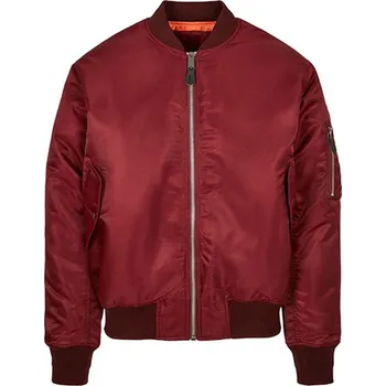 Pánská casual bunda Build Your Brand Pánská bunda - bomber 3149 Burgundy S