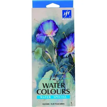 Výtvarná barva Akvarelové barvy Titanum 12 ks x 12 ml