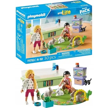 Stavebnice Playmobil Playmobil Holčičky s králíčky 71753