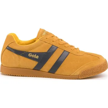 Pánské tenisky GOLA Semišové tenisky Gola Harrier MODRÁ|ŽLUTÁ