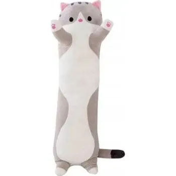 plyšák Plyšák Kočká šedá 70 cm