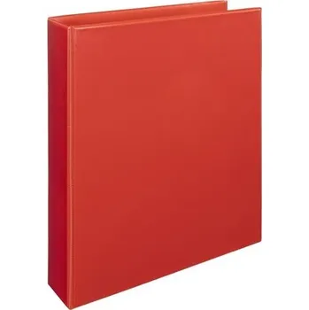 Prezent.4kroužkový pořadač - A4, 6,6 cm, červený