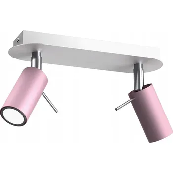 MILAGRO Stropní svítidlo PRESTON PINK/BÍLÁ GU10