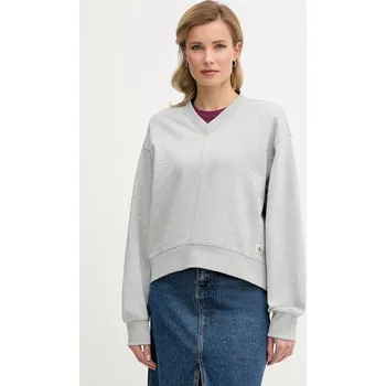 Dámská mikina Mikina Calvin Klein Jeans LV047E237G šedá 09X, vel. XXS