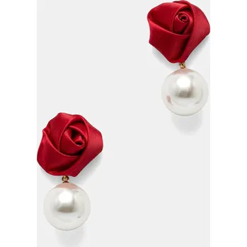 Šperk Náušnice Aldo ROSETTEE ROSETTEE.600 červená 33A, vel. ONE SIZE